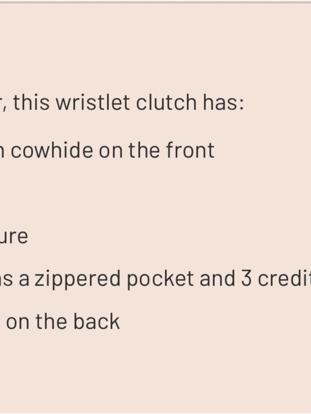 Trinity Ranch Cowhide Wrislet - Picture 10 of 10